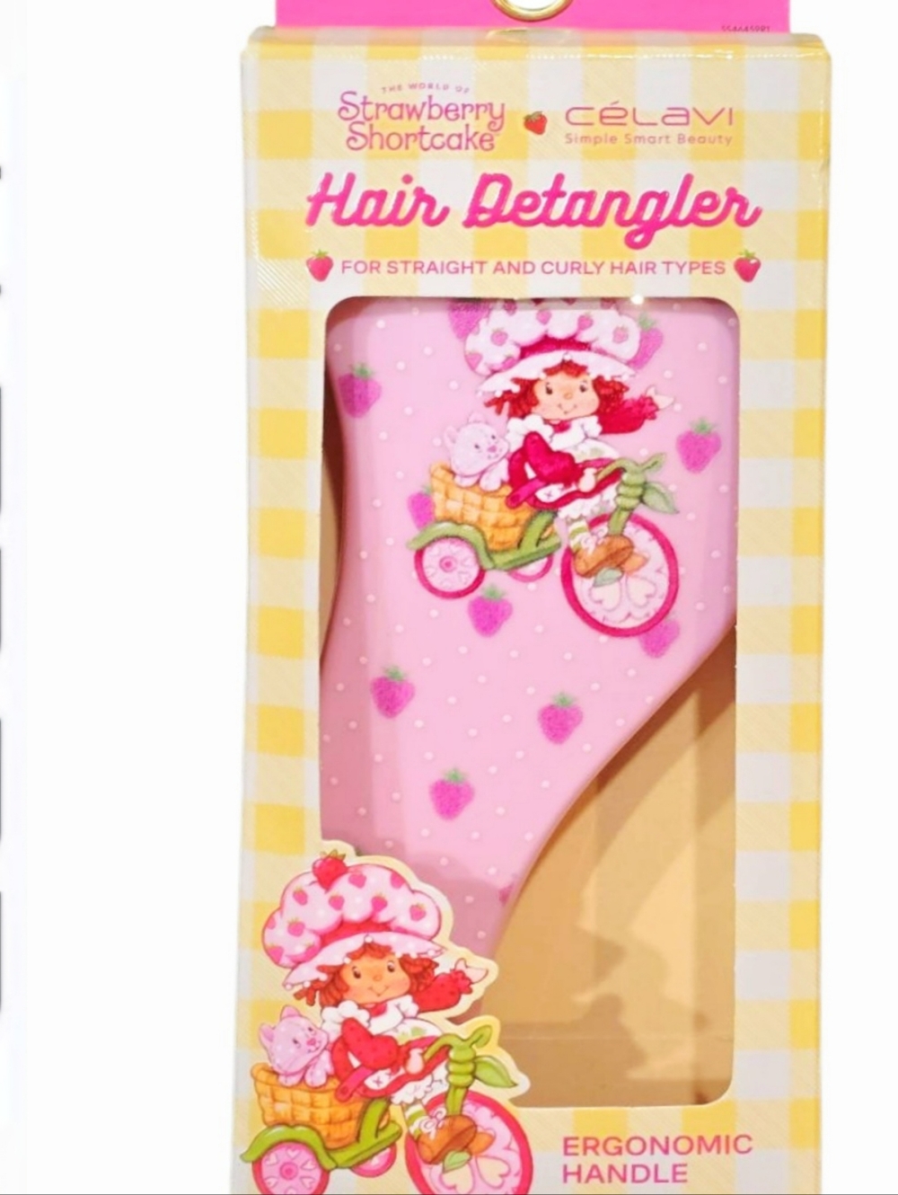 Celavi X Strawberry Shortcake Hair Detangler Brush